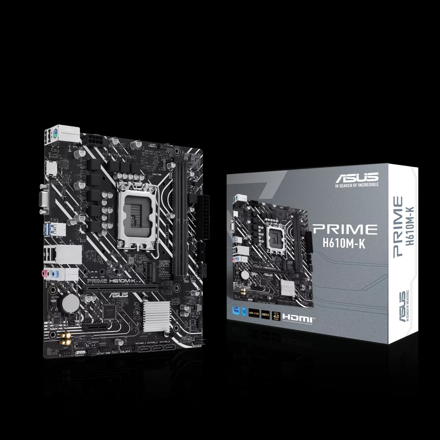 Motherboard ASUS PRIME H610M-K LGA 1700 DDR5 · Asus · Intel 1700