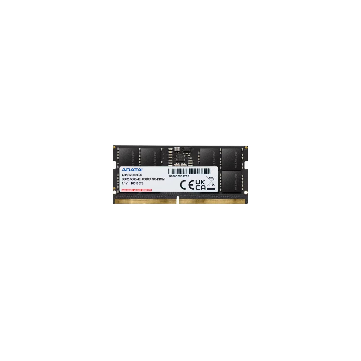 Memoria Ram SODIMM ADATA 8GB DDR5 5600MHz CL46 1.1V · ADATA · SODIMM DDR5