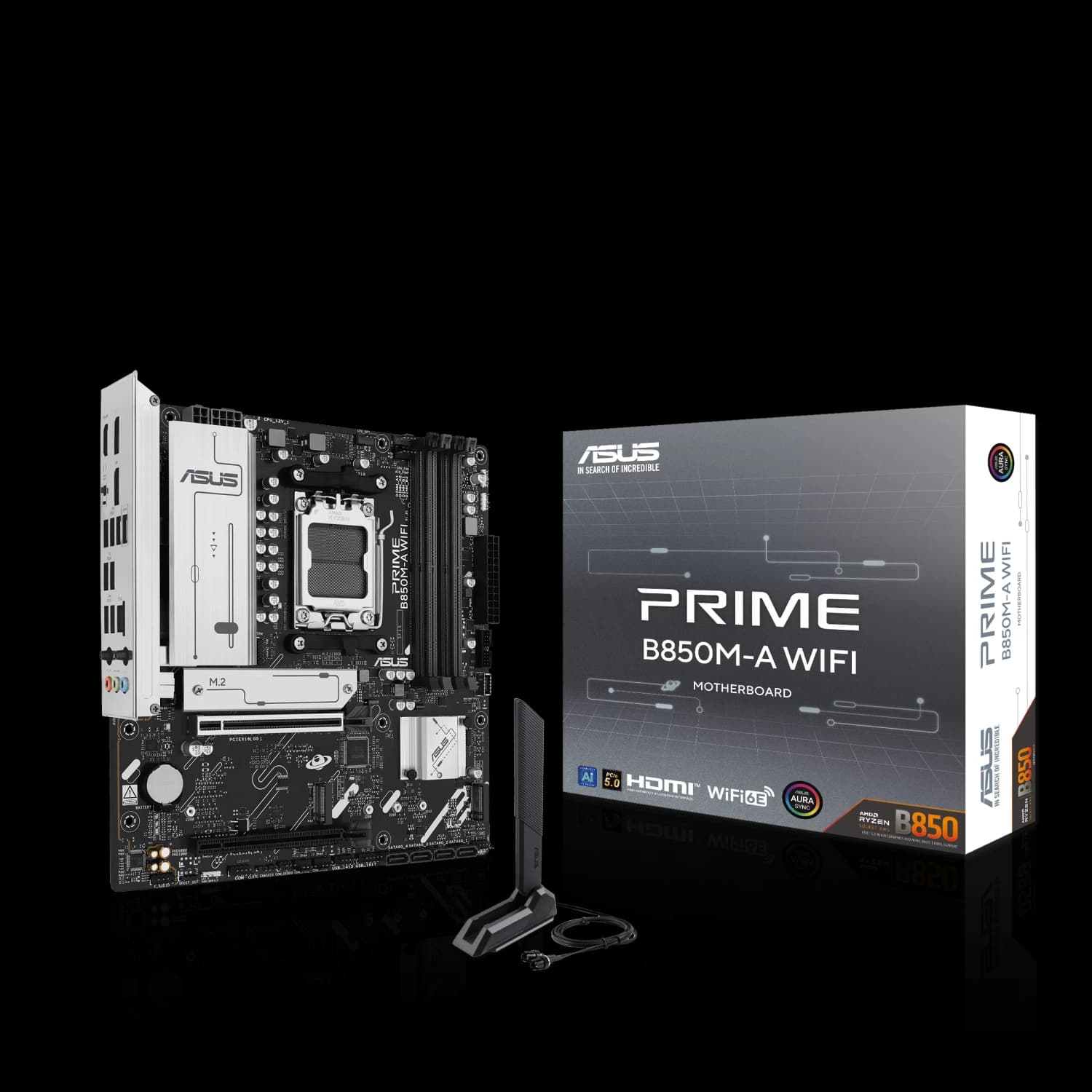 Motherboard ASUS PRIME B850M-A WIFI AM5 DDR5 · Asus · AMD AM5