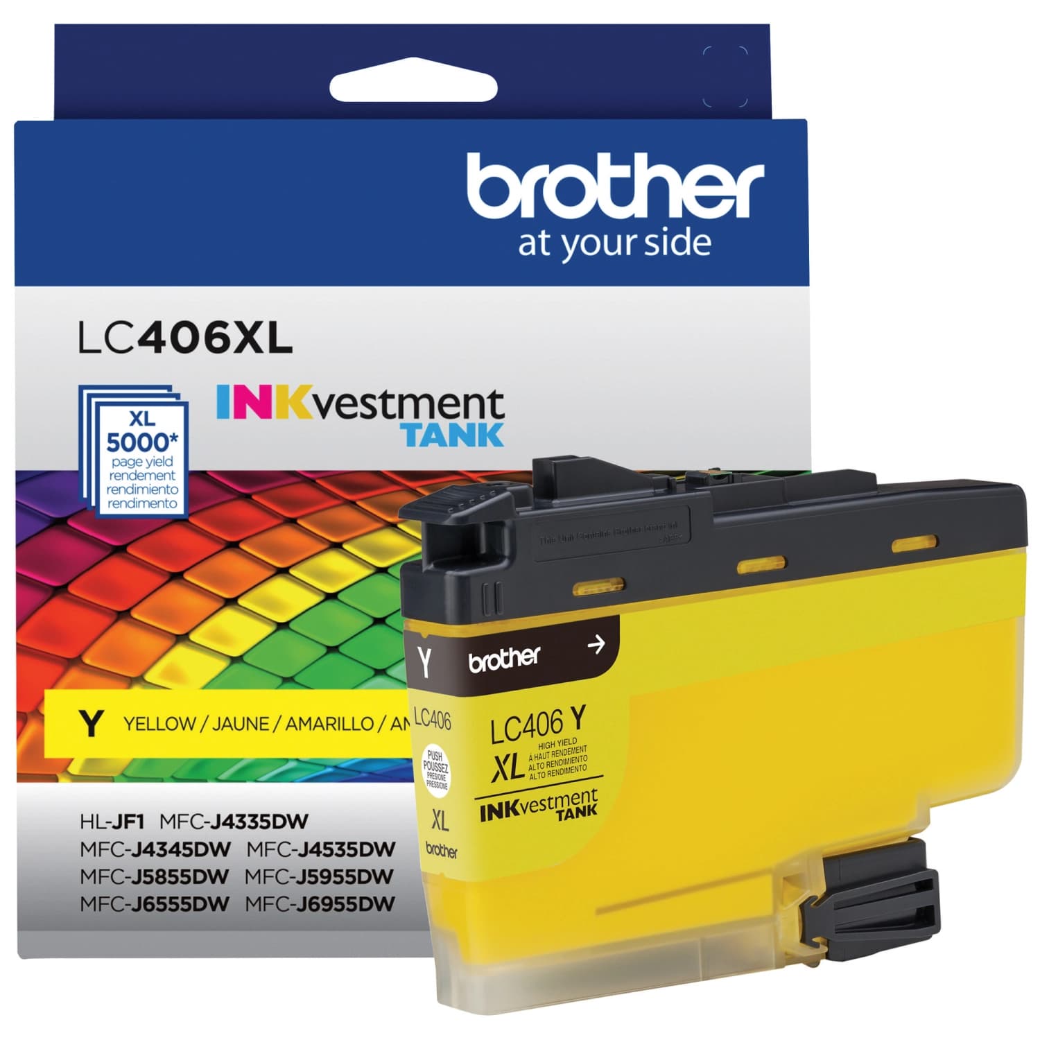 Cartucho de Tinta Brother LC406XLYs Amarillo · BROTHER