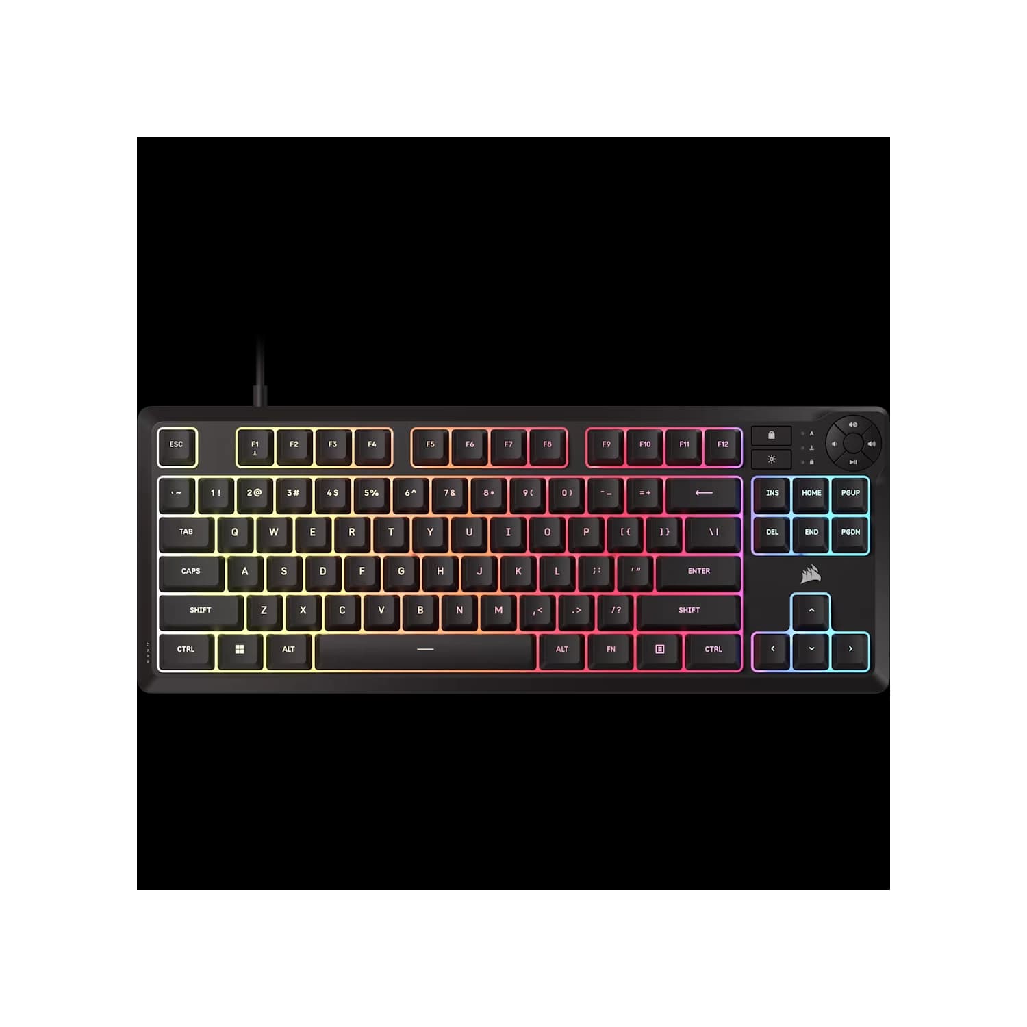 Teclado gamer CORSAIR K55 Core TKL RGB cableado · Corsair · General