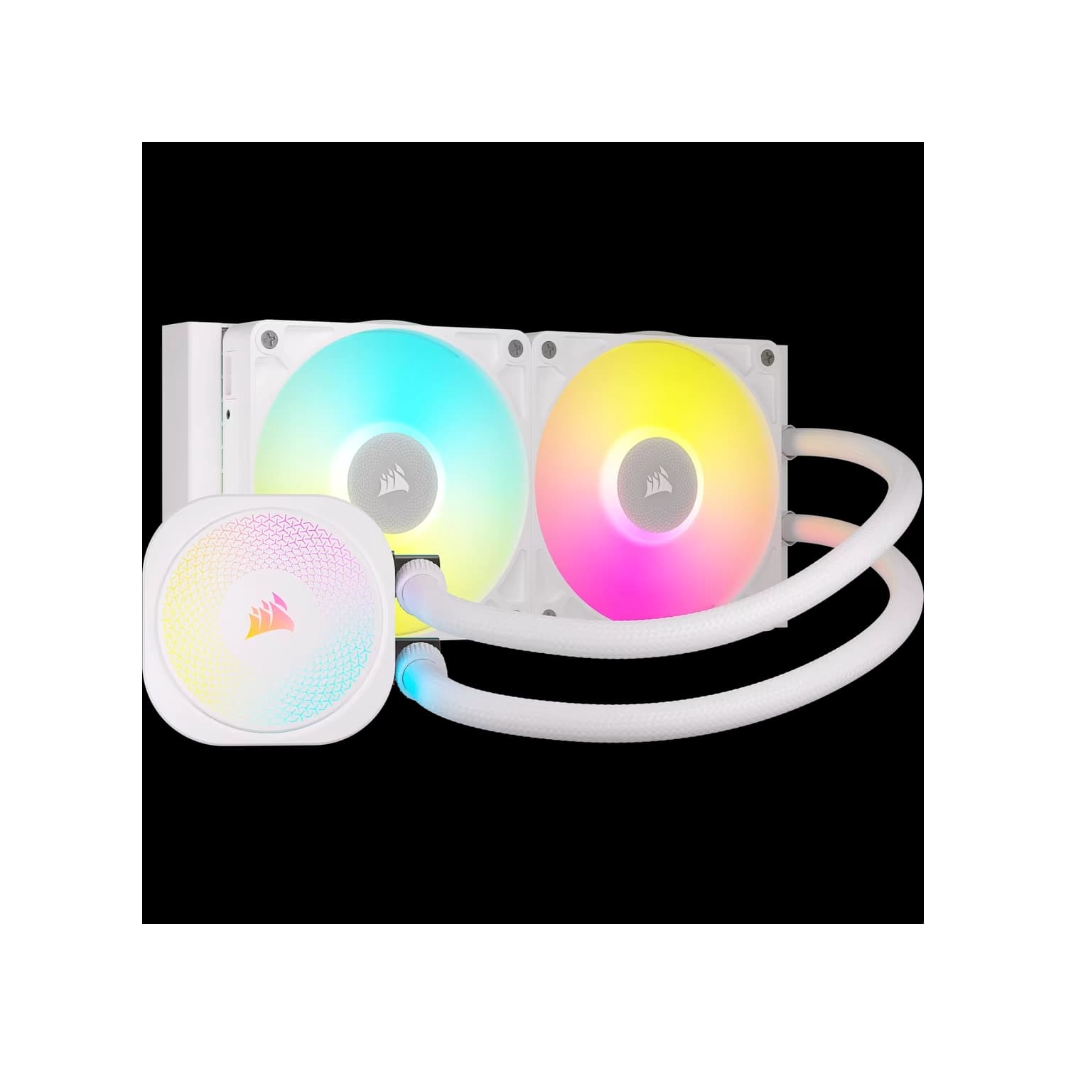 Liquid cooler CORSAIR iCUE LINK TITAN 240 RX RGB Blanco · Corsair · Watercooler