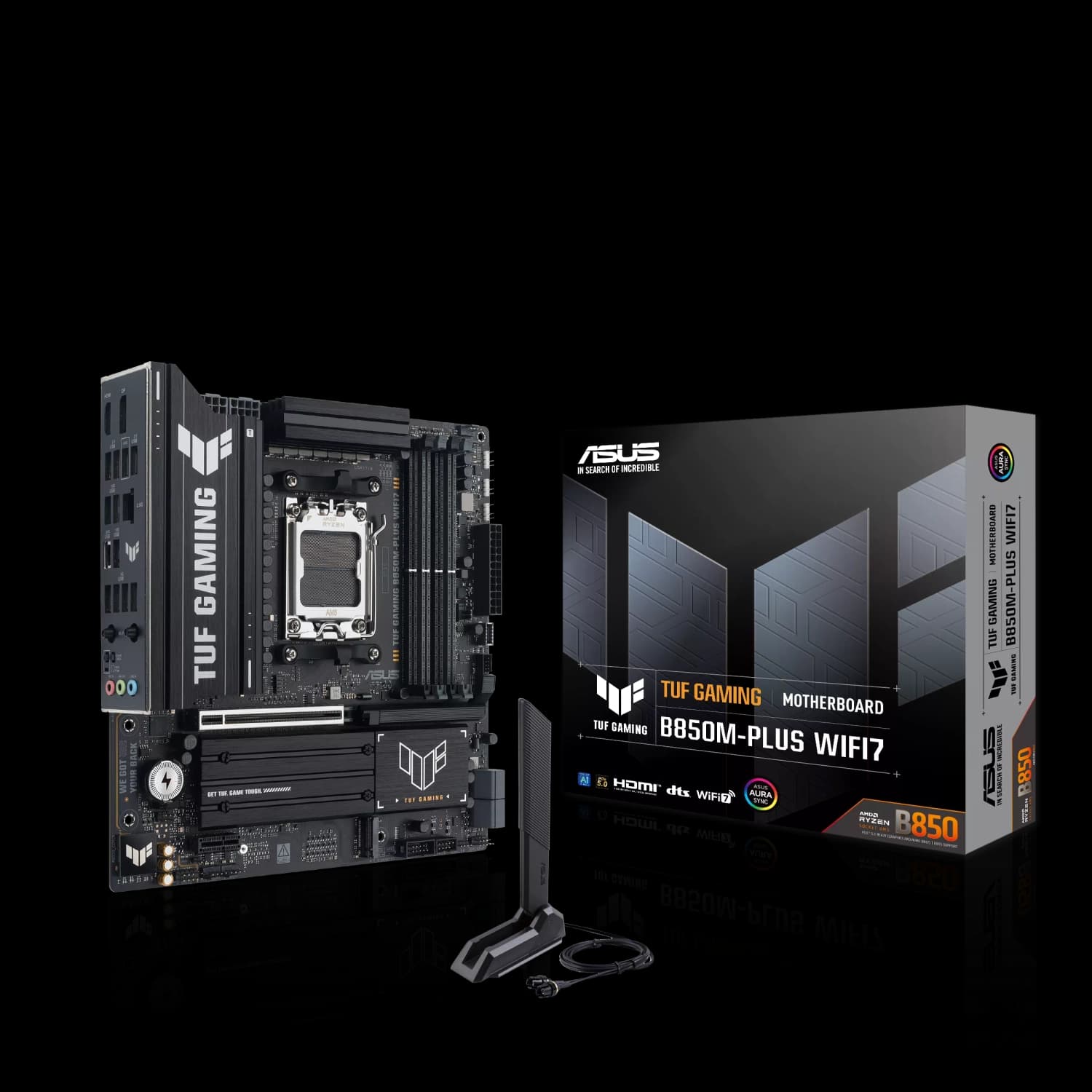 Motherboard ASUS TUF GAMING B850M-PLUS WIFI7 AM5 DDR5 · Asus · AMD AM5