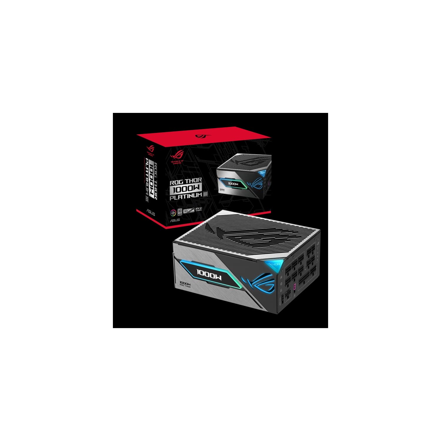 Fuente ASUS ROG THOR 1000W PLATINUM III GAMING · Asus · 80+ Platinum