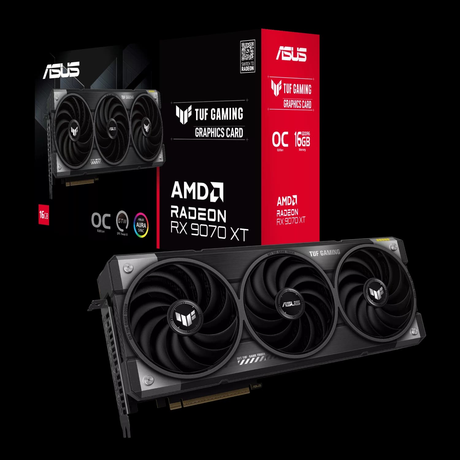 Placa de Video ASUS AMD Radeon TUF RX9070XT O16G G · Asus · AMD Radeon RX