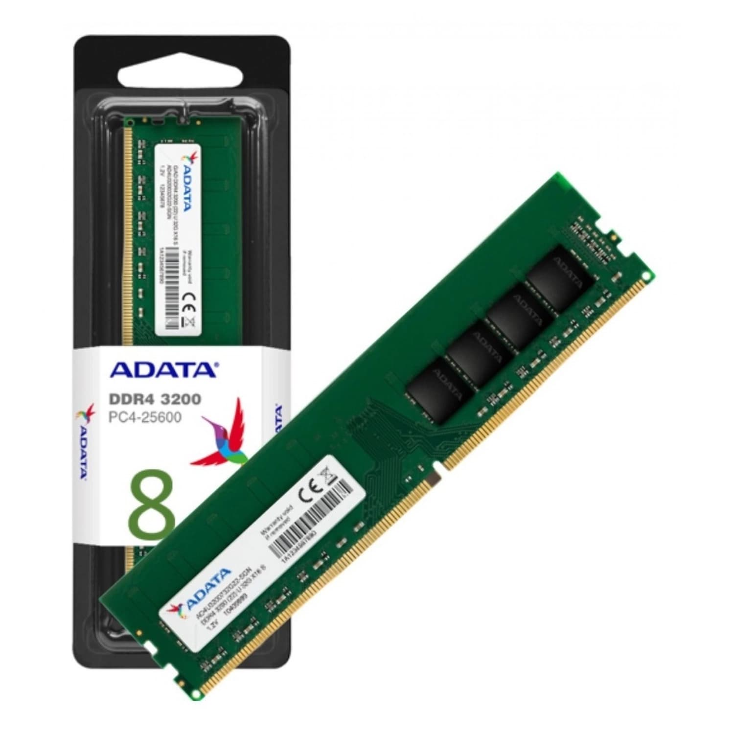 Memoria Ram UDIMM ADATA 8GB DDR4 3200MHz CL22 1.2V · ADATA · DDR4