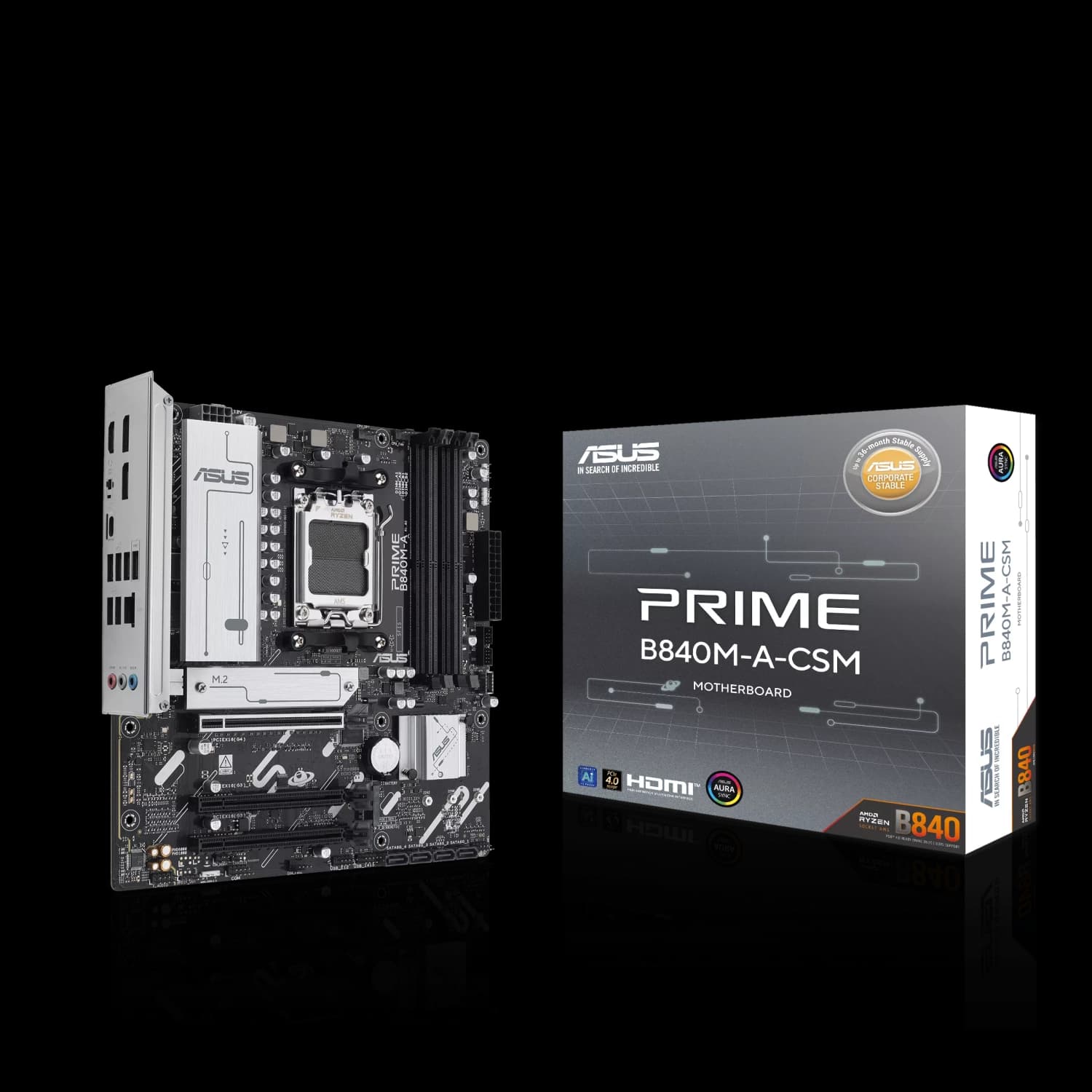 Motherboard ASUS PRIME B840M-A-CSM AM5 DDR5 · Asus · AMD AM5