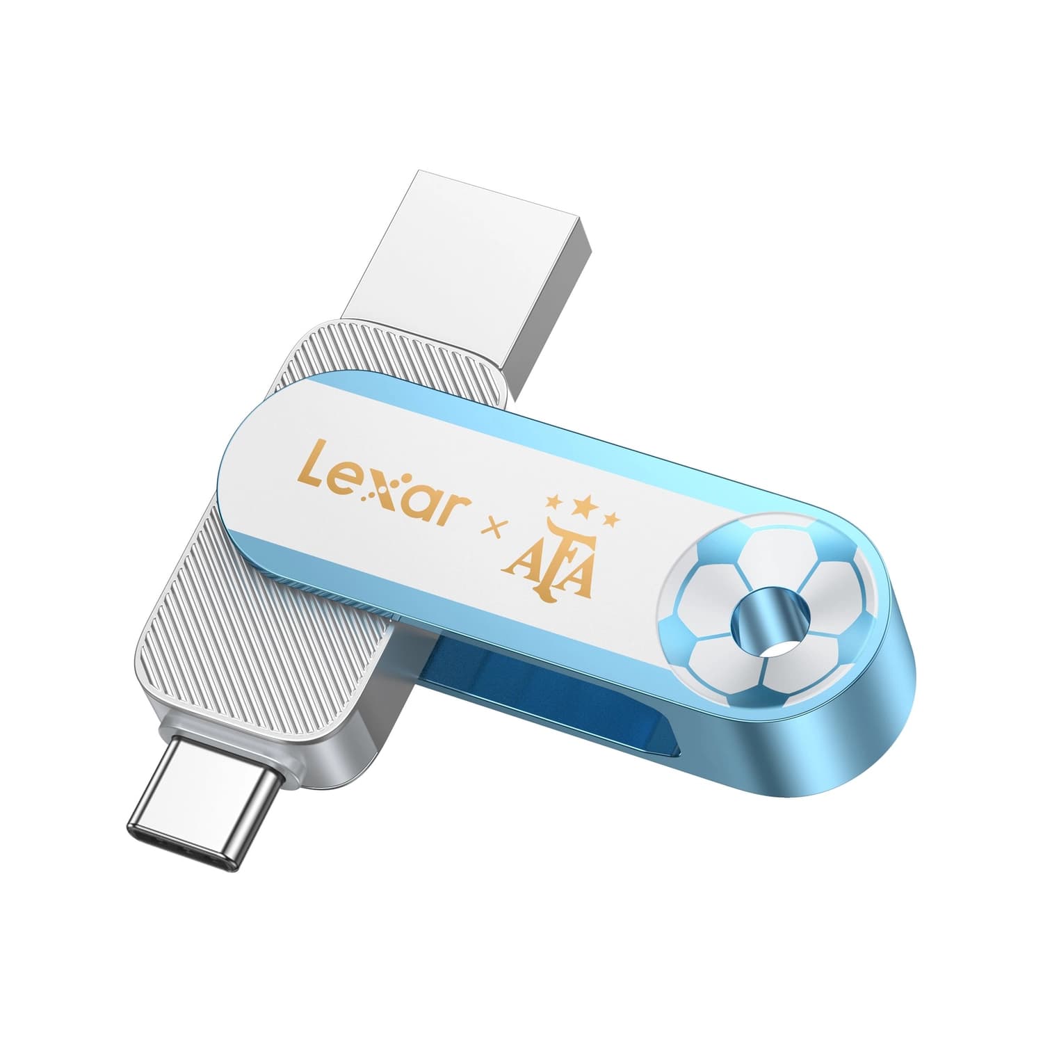 Disco Externo SSD LEXAR D500 128GB AFA 400/360MB/s Dual Drive USB 3.2 A-C Gen 1 · LEXAR · Externo