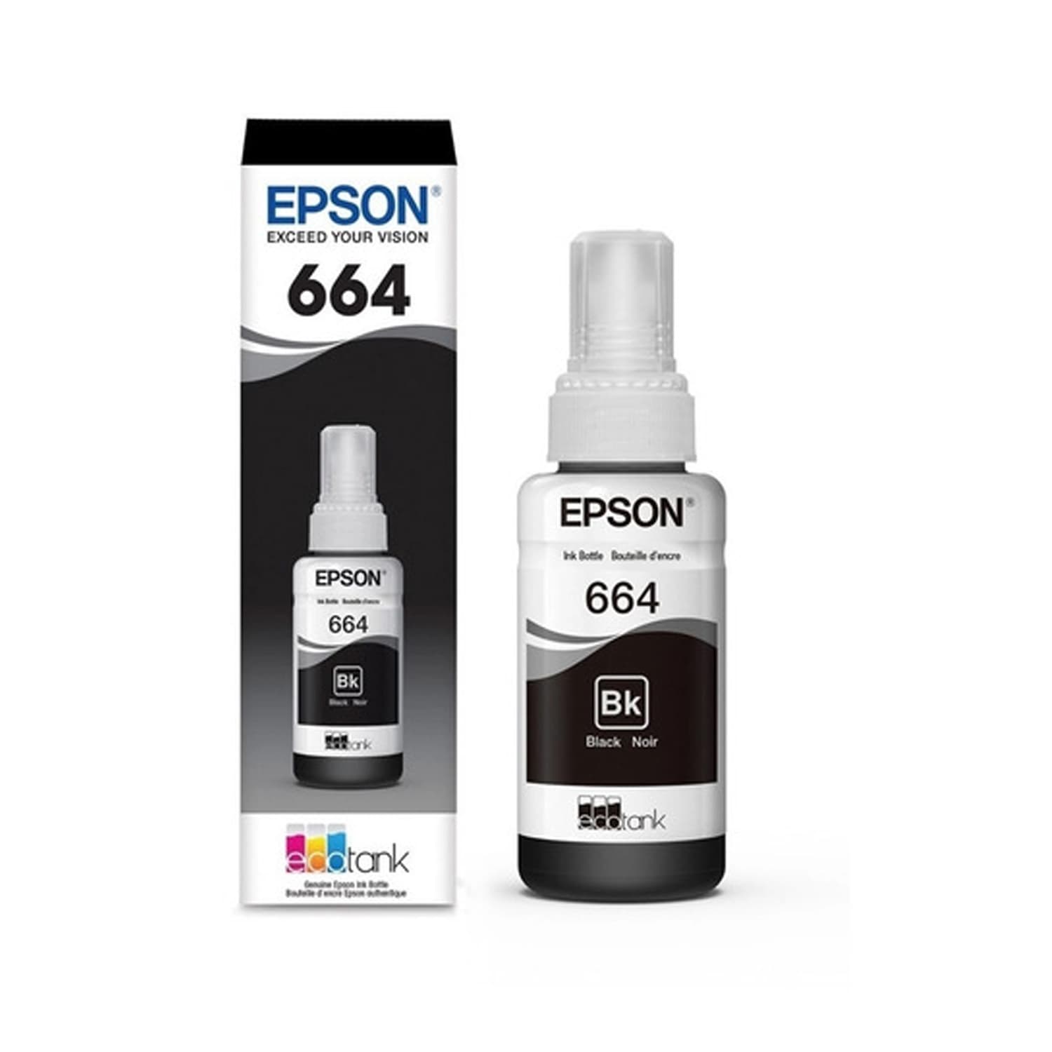 Botella de Tinta Epson 664 Negra · Epson