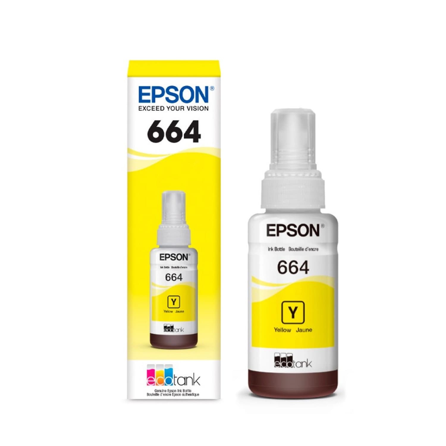 Botella de Tinta Epson 664 Amarilla · Epson