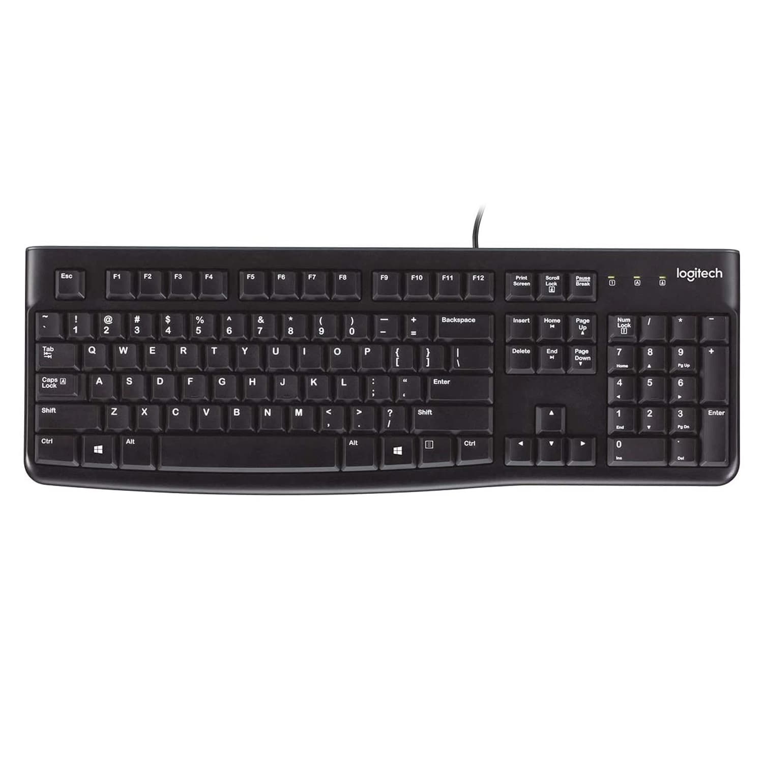 Teclado c/Cable LOGITECH K120 Negro · Logitech · General