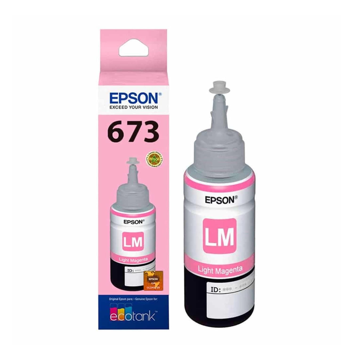 Botella de Tinta Epson 673 Magenta Claro · Epson · Botella de tinta