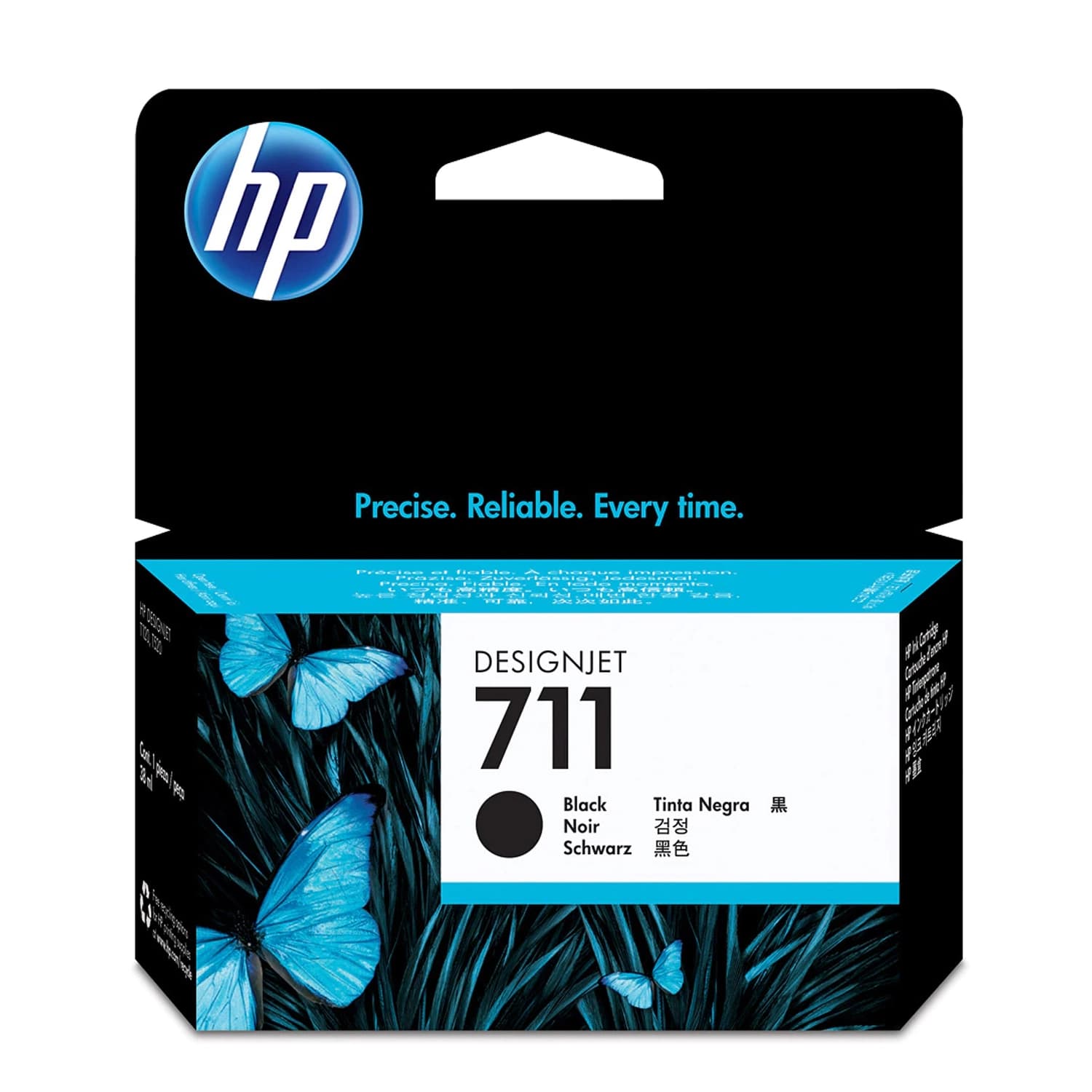 Cartucho de Tinta Plotter HP 711 Negra · HP · Cartucho de tinta