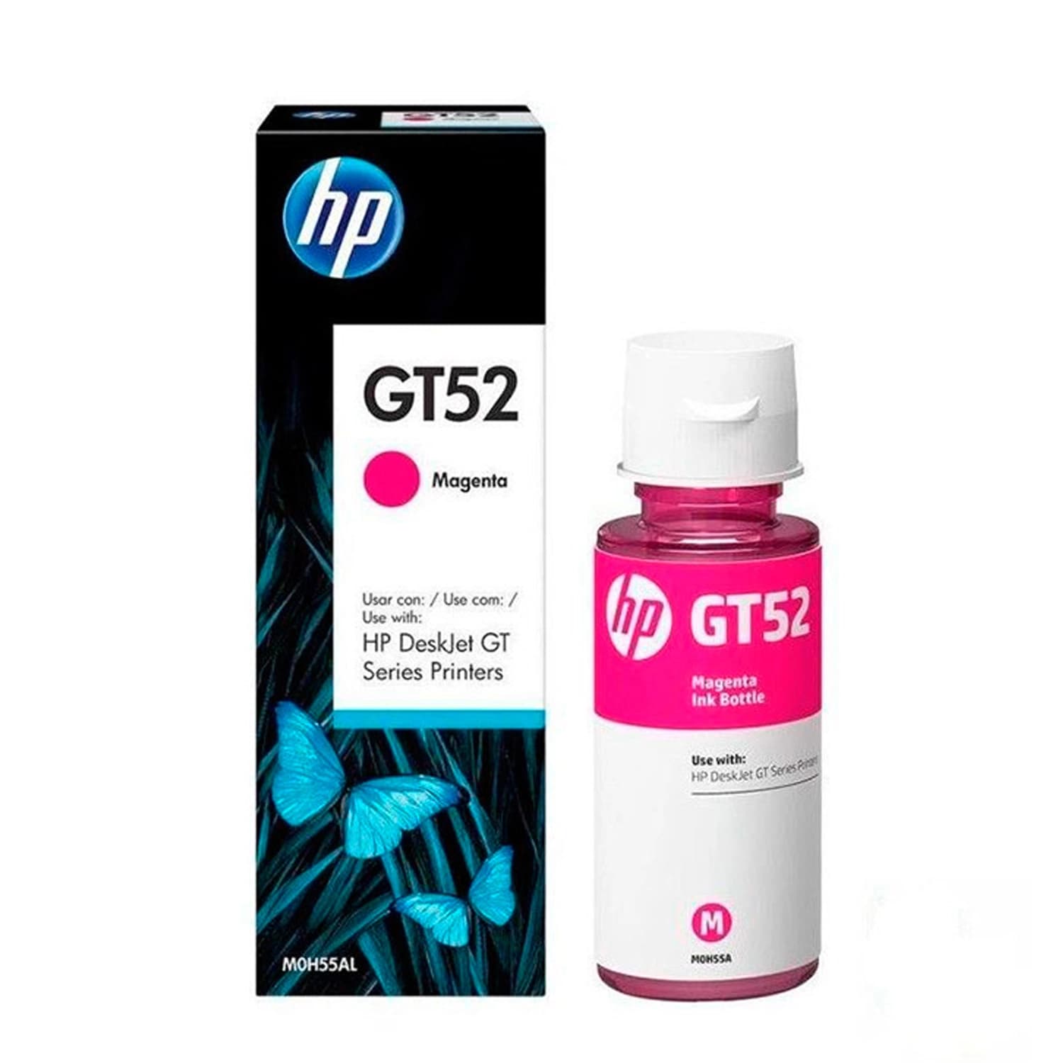 Botella de Tinta HP GT52 Magenta · HP