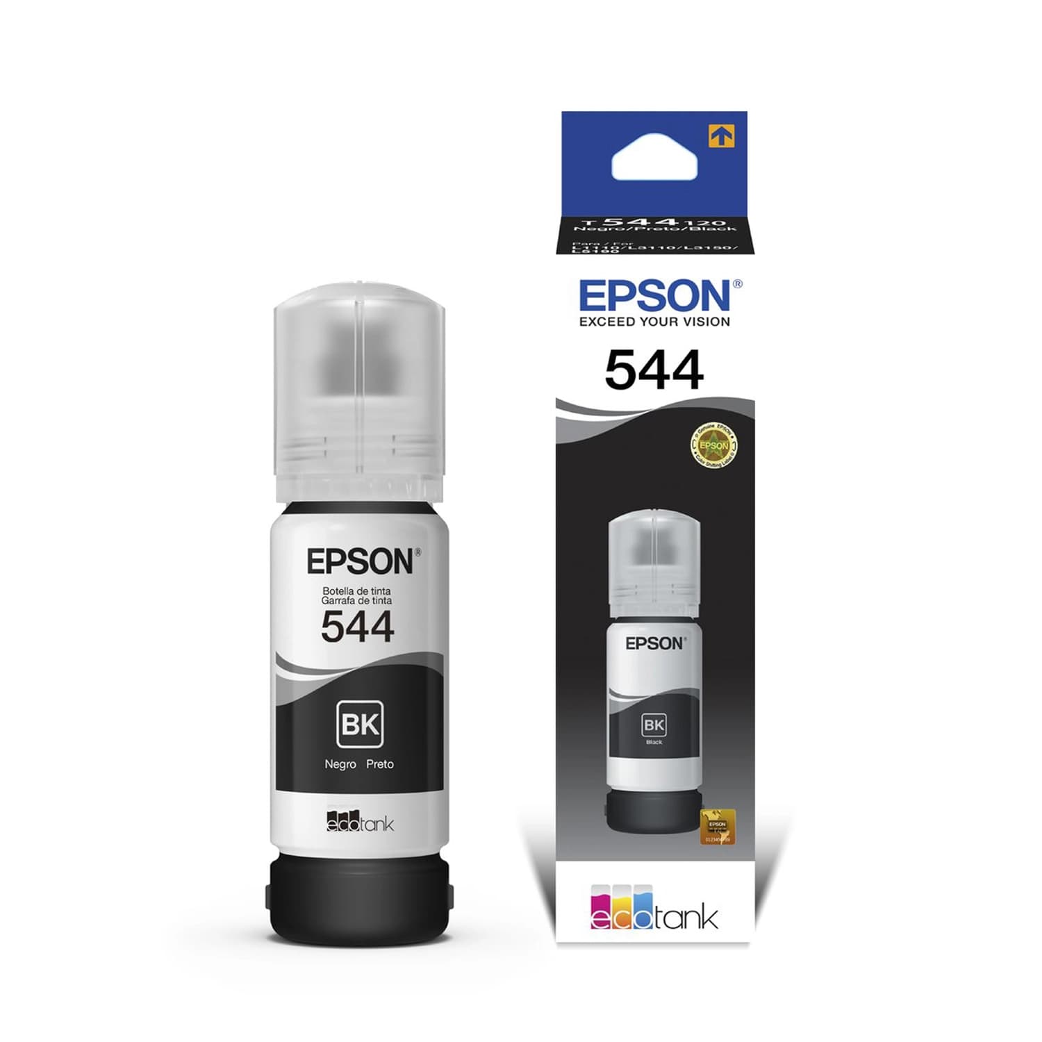 Botella de Tinta Epson 544 Negra · Epson