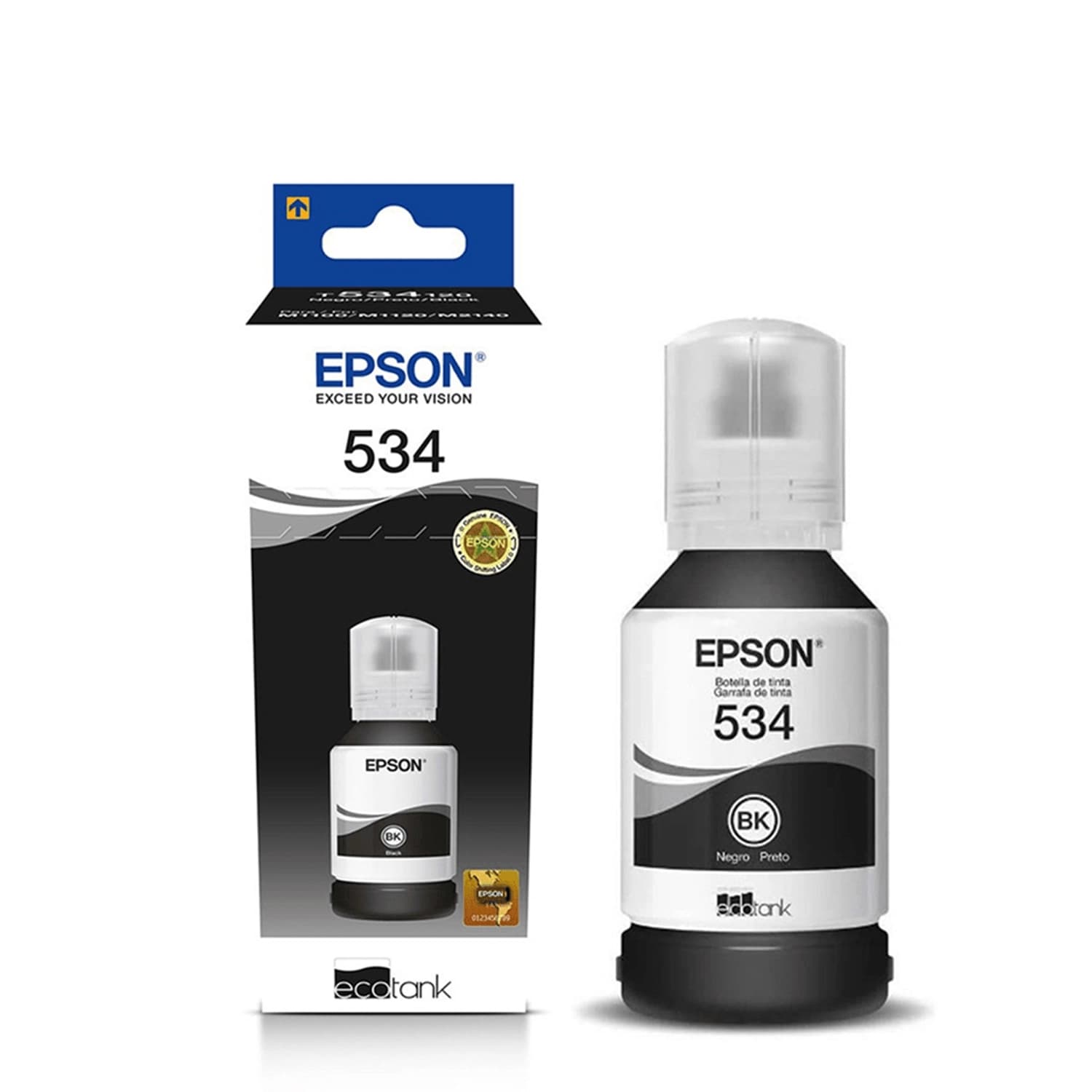 Botella de Tinta Epson 534 Negra · Epson