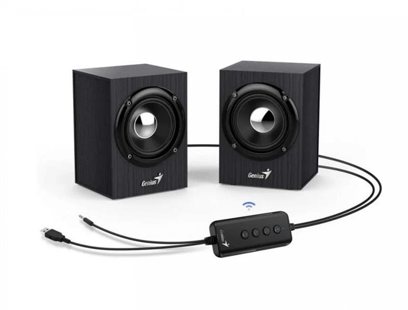 Parlantes Genius SP-HF385BT 20W Madera - Black Gray · Genius · General