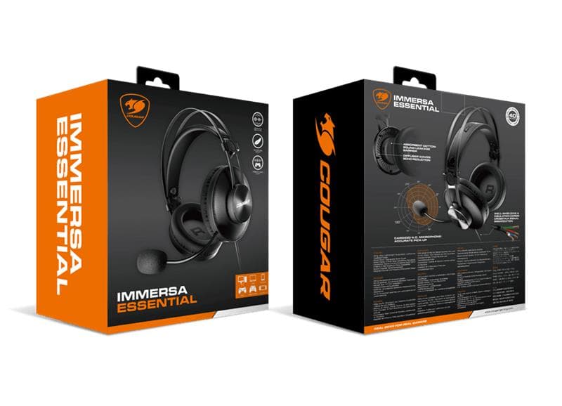 Auricular Cougar Immersa Essential O.u.t.l.e.t (3 Meses Garantia) · COUGAR