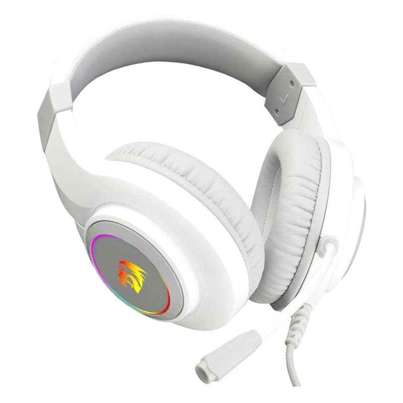 Auricular c/mic Gamer Redragon H260 Hylas White RGB · Redragon
