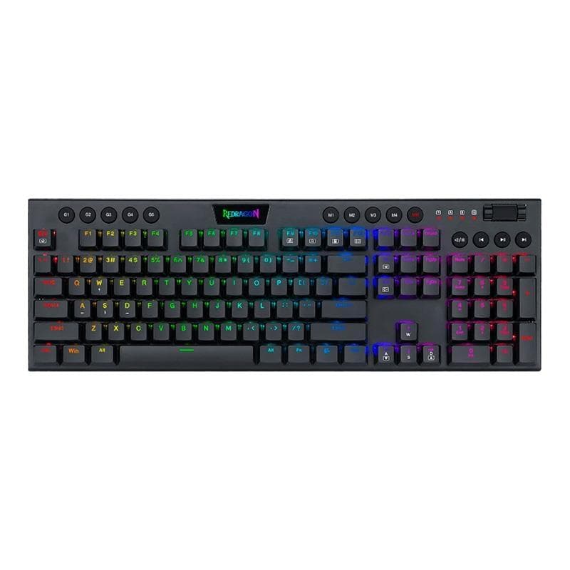 Teclado Mecanico Redragon K618 Horus FS SP RGB Red Switches · Redragon · Mecánico