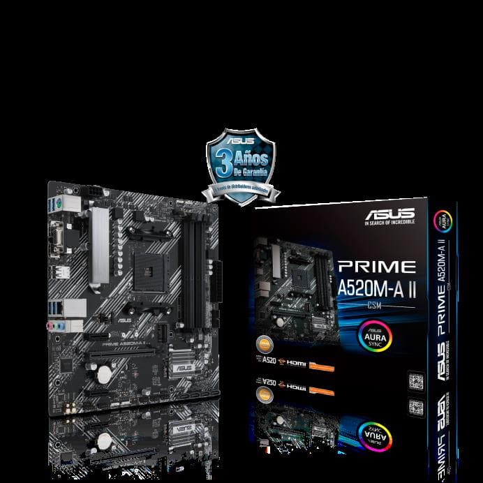 Motherboard Asus A520M-A II CSM AM4 · Asus · AMD AM4