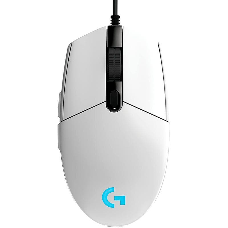 Mouse Logitech G203 Lightsync White — RGB y precisión gaming sin pagar de más · Logitech · Gamer
