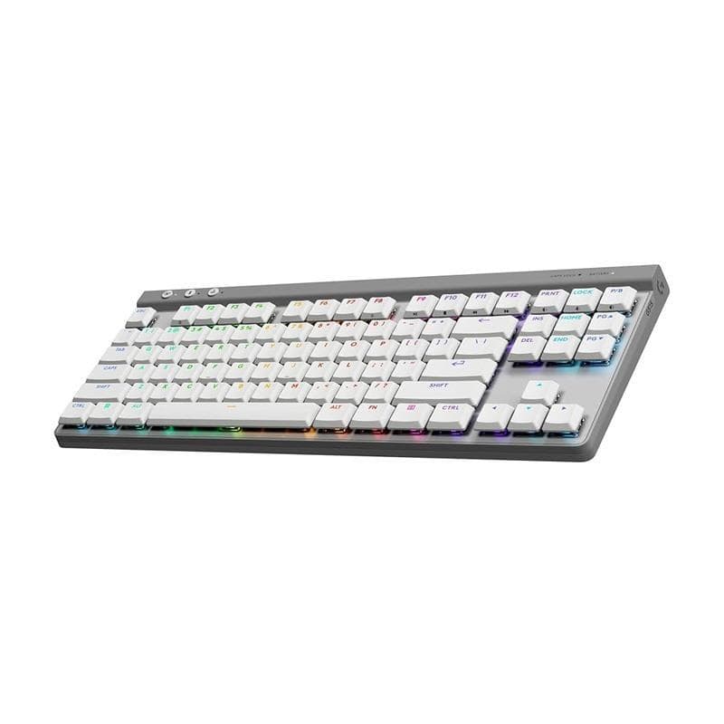 Teclado Logitech G515 TKL Mecanico Lightspeed White - English · Logitech · Mecánico