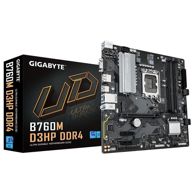 Motherboard Gigabyte B760M D3HP DDR4 S1700 · Gigabyte · General