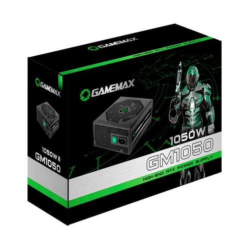 Fuente 1050W Gamemax GM-1050 80 PLUS Silver Semi Modular · Gamemax · 80+ Otro