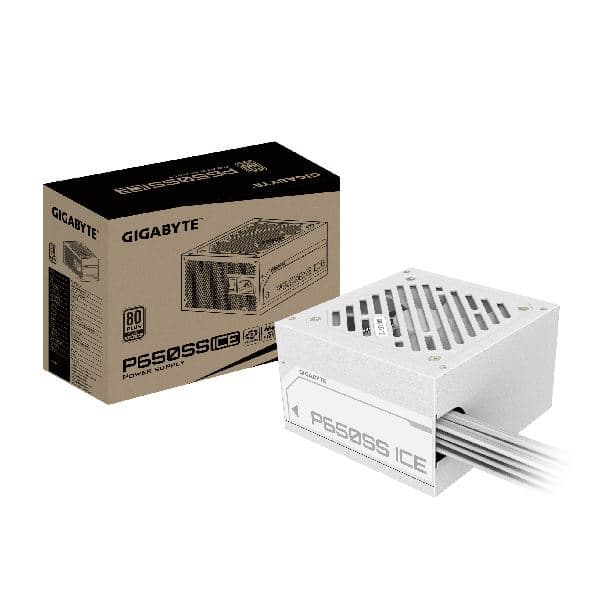 Fuente Gamer Gigabyte 650w Ice 80 Plus Silver Atx 3.0 White · Gigabyte