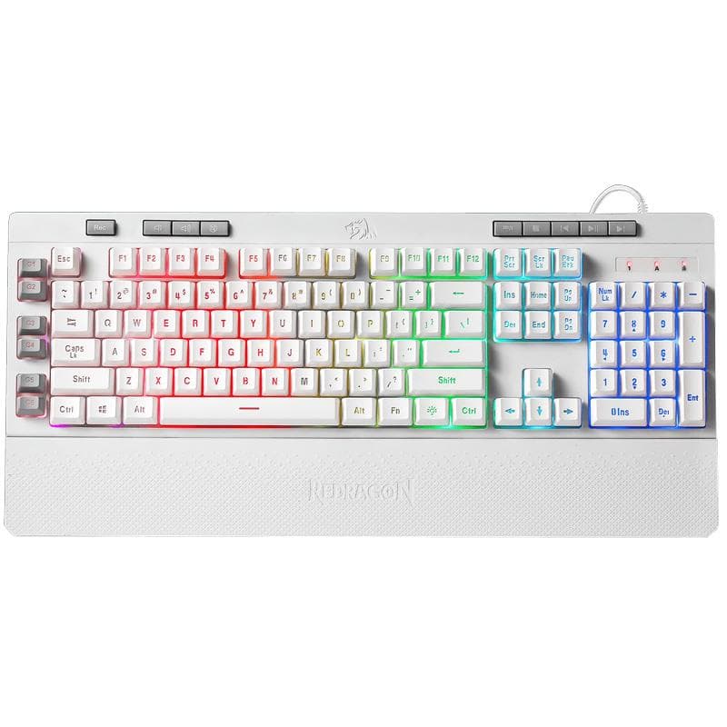 Teclado Redragon K512 RGB SHIVA White · Redragon · General