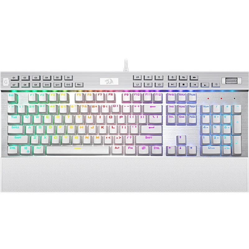 Teclado Redragon K550 Yama Mecanico RGB Blanco ESPAÑOL · Redragon · Mecánico