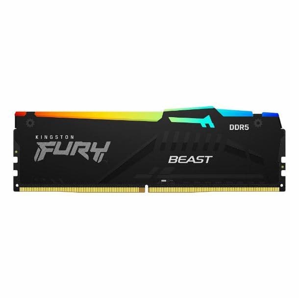 Memoria RAM Kingston Fury Beast RGB 16GB 6400 Mhz CL32 DDR5 XPM-EXPO · Kingston · DDR5