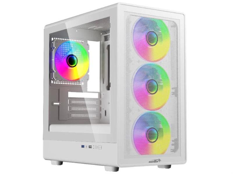 Gabinete Sentey M25 White - Fan x4 Argb · Sentey · Fan