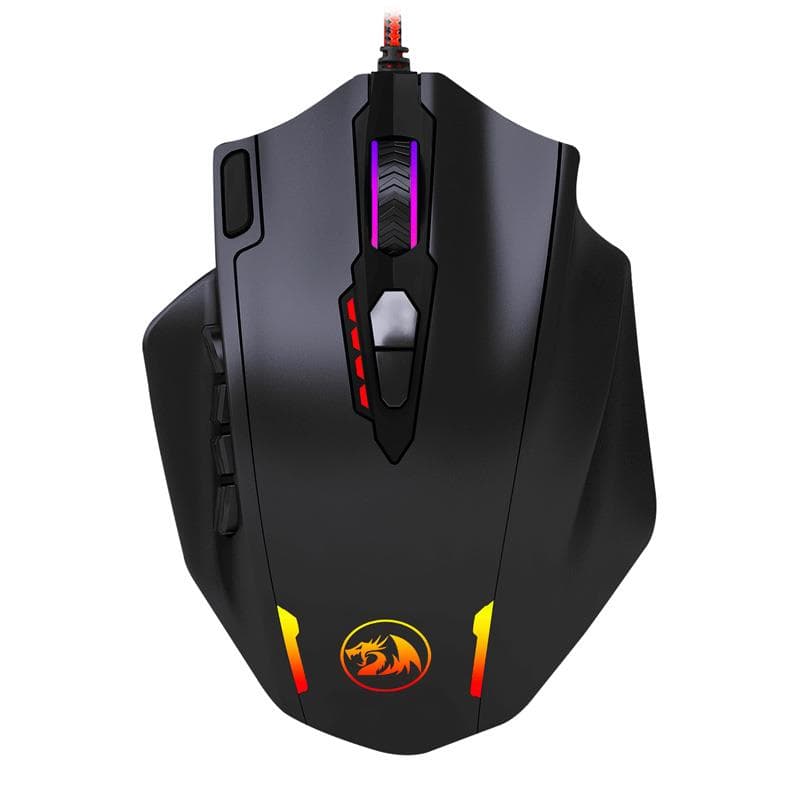 Mouse Redragon M908 IMPACT RGB MOBA Y MMORPG · Redragon · Gamer