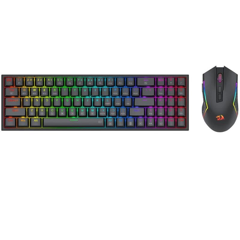 Combo Redragon Teclado y Mouse S136 Mecanico RGB Wireless - Bluetooth · Redragon