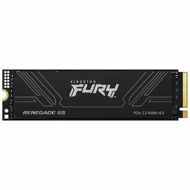 Disco Solido SSD 2TB Kingston Fury Renegade G5 M.2 NVMe PCIe 5.0 14.700MB/s · Kingston