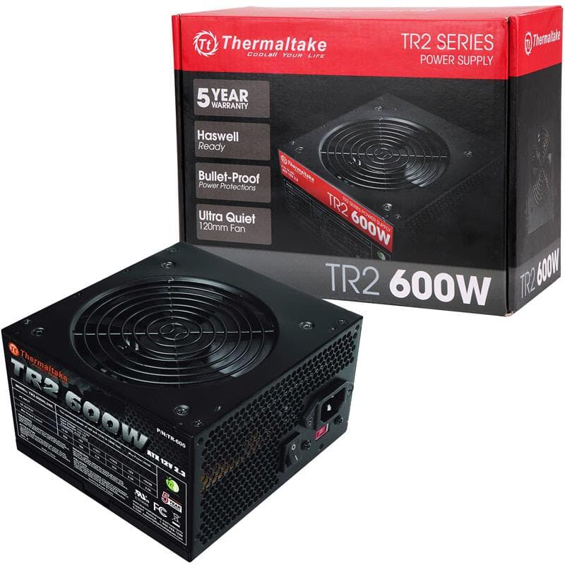 Fuente 600W Thermaltake TR2 · Thermaltake · Sin certificar