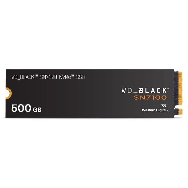 Disco Solido SSD 500GB Western Digital SN7100 Black M.2 NVMe PCIe Gen4 x4 (Similar 480GB 512GB) · Western Digital