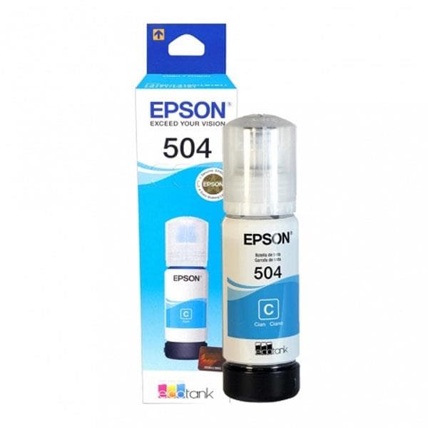 Epson Original T504220-Al Cyan - Botella de Tinta