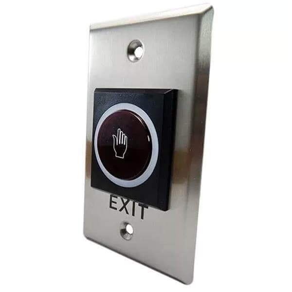 Control de Acceso Unitech - Boton Exit En Acero