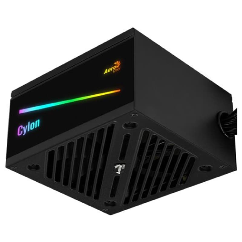 Fuente Aerocool Cylon 500W RGB 80 Plus Bronze