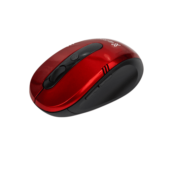 Mouse KLIPXTREME WIRELESS KMW-340RD 6 BOTONES NANO DONGLE RED VECTOR KMW-340RD