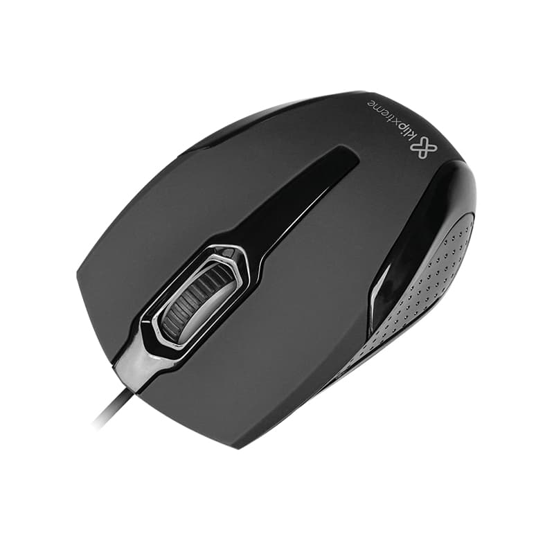 MOUSE KLIPXTREME OPTICO USB GALET 1000DPI (KMO-120BK)