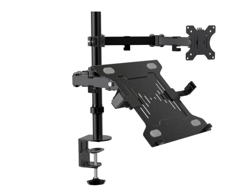 SOPORTE MONITOR Y NOTEBOOK KLIPXTREME KMM-301 13 A 32 PESCRITORIO (KMM-301)