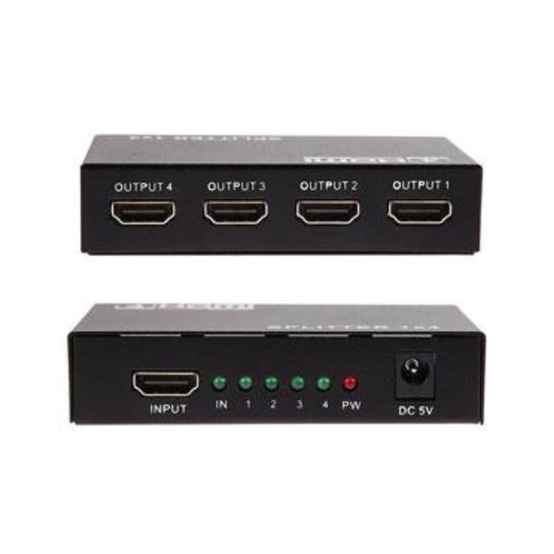 SPLITER NET QUALITY HDMI 1 A 4 CON FUENTE