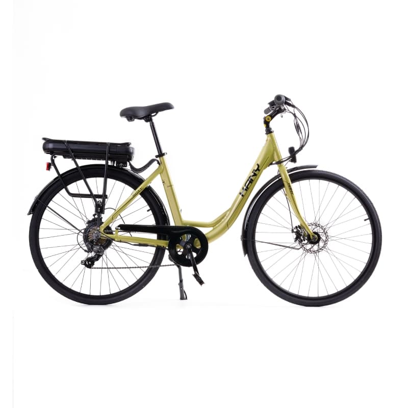 BICICLETA ELÉCTRICA EPAC KANY C700 - EB-C700-037 (ARG) COLOR VERDE - CON CASCO INCLUIDO