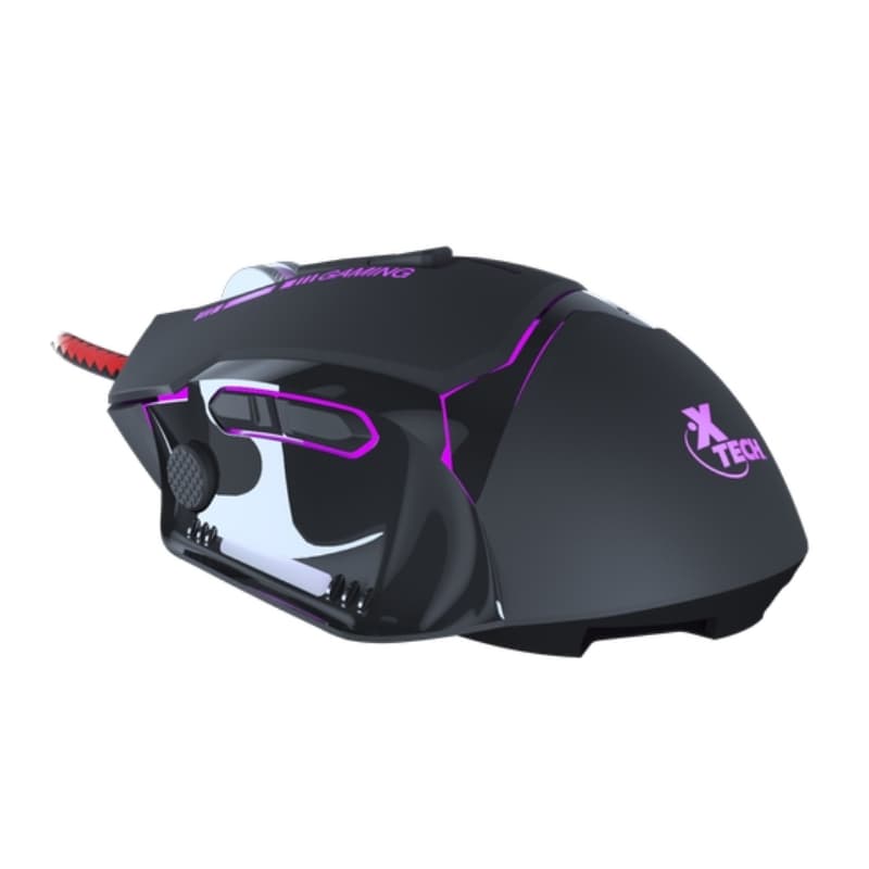 Mouse Xtech Óptico 3d Combative Iluminado USB 8 botones (Xtm-720)
