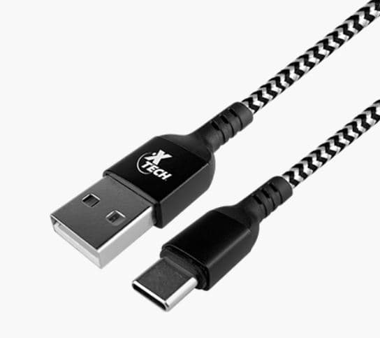 CABLE XTECH CONECTOR TIPO C MACHO USB 20 TRENZADO 180 M (XTC-511)