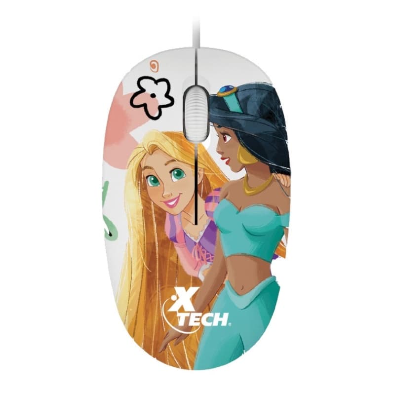 Mouse Xtech Xtm-d406ps Disney Princesas ccable usb